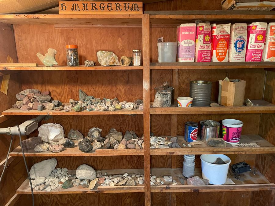 Rock Collection Accumulated From Prospecting Various Deserts In Arizona, New Mexico, Nevada, Alaska And More - See Photos
