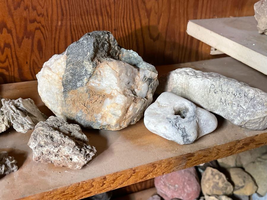 Rock Collection & Various Old Metal Items (Spikes, Nails, Horseshoes, Etc) Accumulated From Prospecting Various Deserts In Arizona, New Mexico, Nevada, Alaska And More - See Photos [Photo 19]