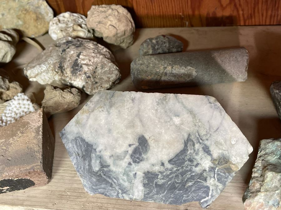 Rock Collection & Various Old Metal Items (Spikes, Nails, Horseshoes, Etc) Accumulated From Prospecting Various Deserts In Arizona, New Mexico, Nevada, Alaska And More - See Photos [Photo 15]