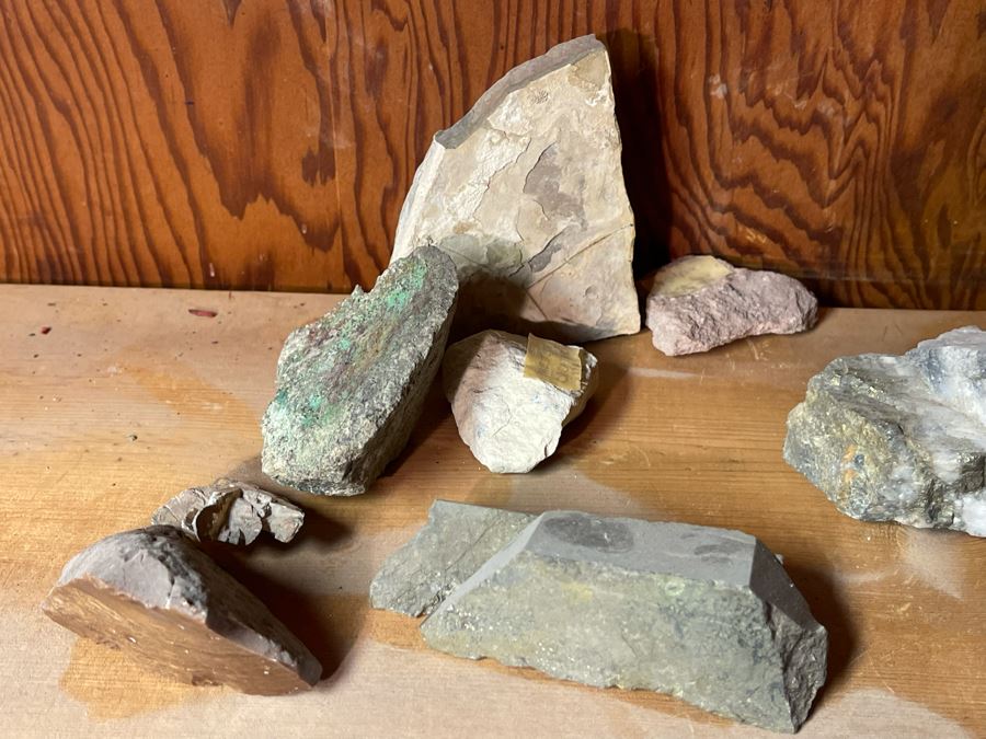 Rock Collection & Various Old Metal Items (Spikes, Nails, Horseshoes, Etc) Accumulated From Prospecting Various Deserts In Arizona, New Mexico, Nevada, Alaska And More - See Photos [Photo 23]