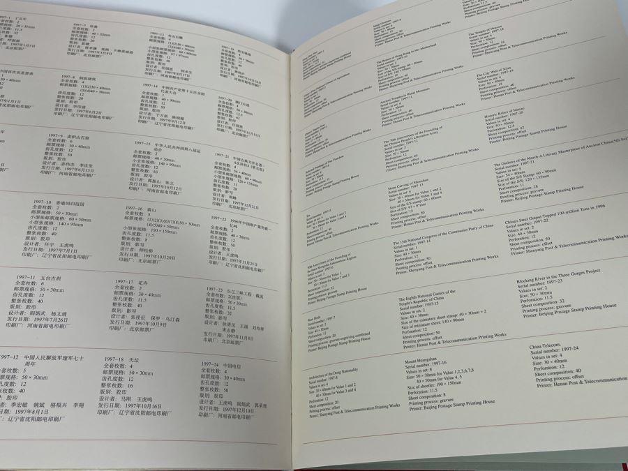 The Stamps Of The People’s Republic Of China 1997 Mint Stamps From China National Philatelic Corporation [Photo 31]