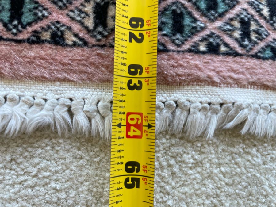 Vintage Hand Knotted Persian Area Rug 37 X 64 [Photo 10]