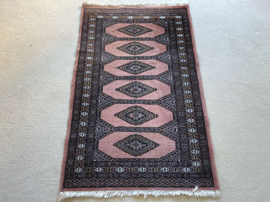 Vintage Hand Knotted Persian Area Rug 32 X 50 [Photo 2]