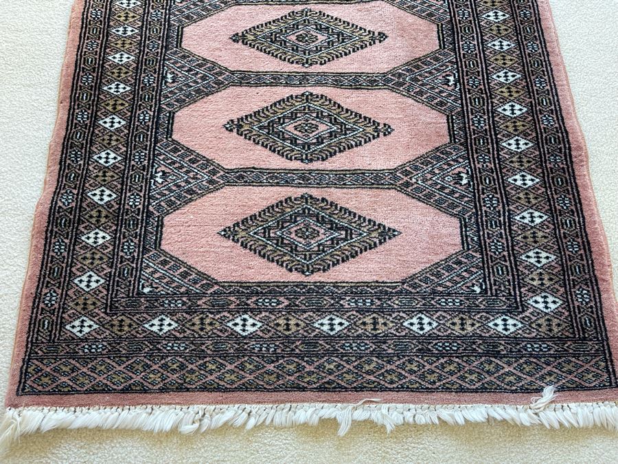 Vintage Hand Knotted Persian Area Rug 32 X 50 [Photo 4]