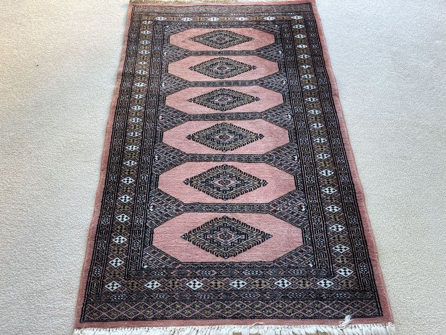 Vintage Hand Knotted Persian Area Rug 32 X 50 [Photo 5]