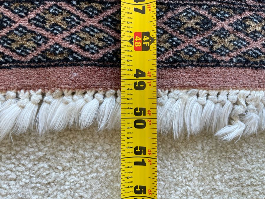 Vintage Hand Knotted Persian Area Rug 32 X 50 [Photo 11]