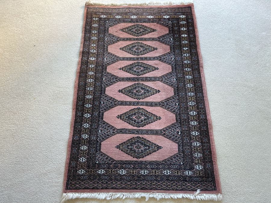 Vintage Hand Knotted Persian Area Rug 32 X 50 [Photo 3]