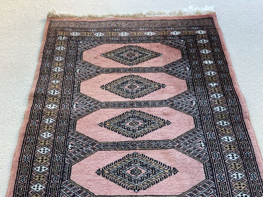Vintage Hand Knotted Persian Area Rug 32 X 50 [Photo 6]