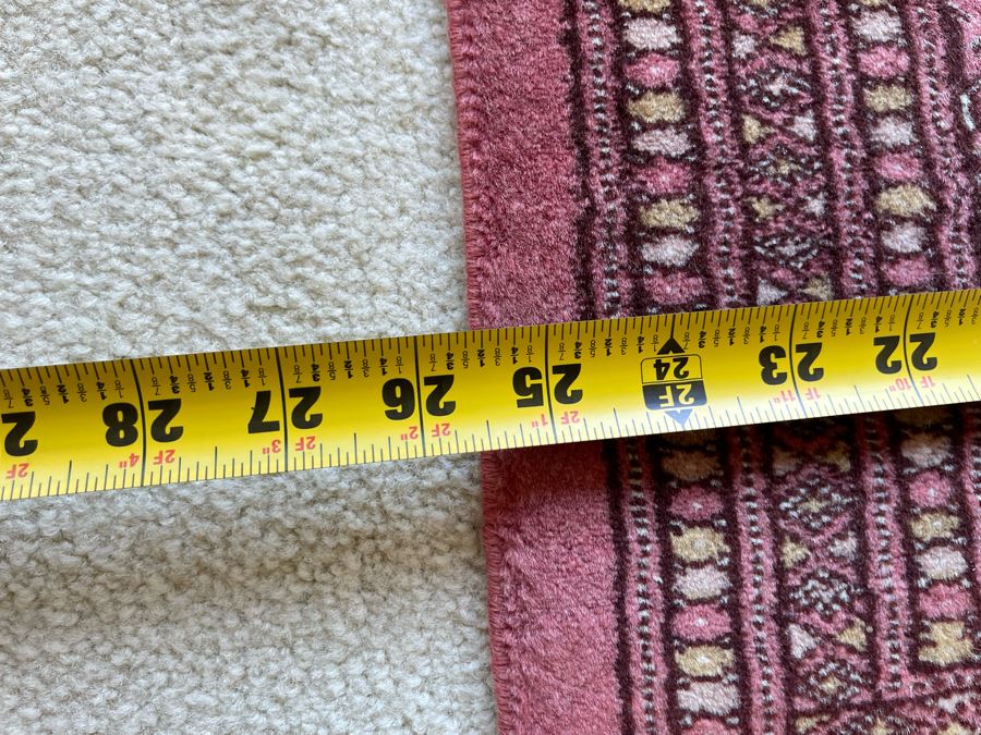 Vintage Hand Knotted Persian Area Rug 26 X 41 [Photo 9]