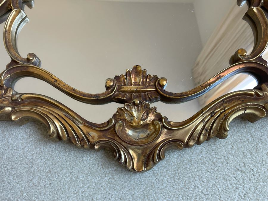 Gold Tone Wall Mirror 24 X 35 [Photo 4]