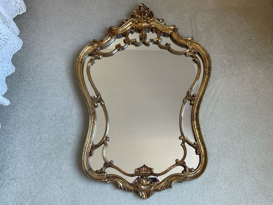 Gold Tone Wall Mirror 24 X 35 [Photo 2]
