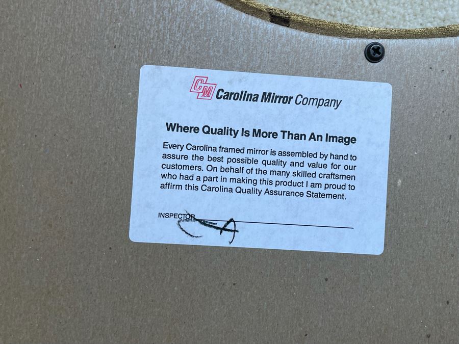 Gold Tone Wall Mirror 24 X 35 [Photo 7]