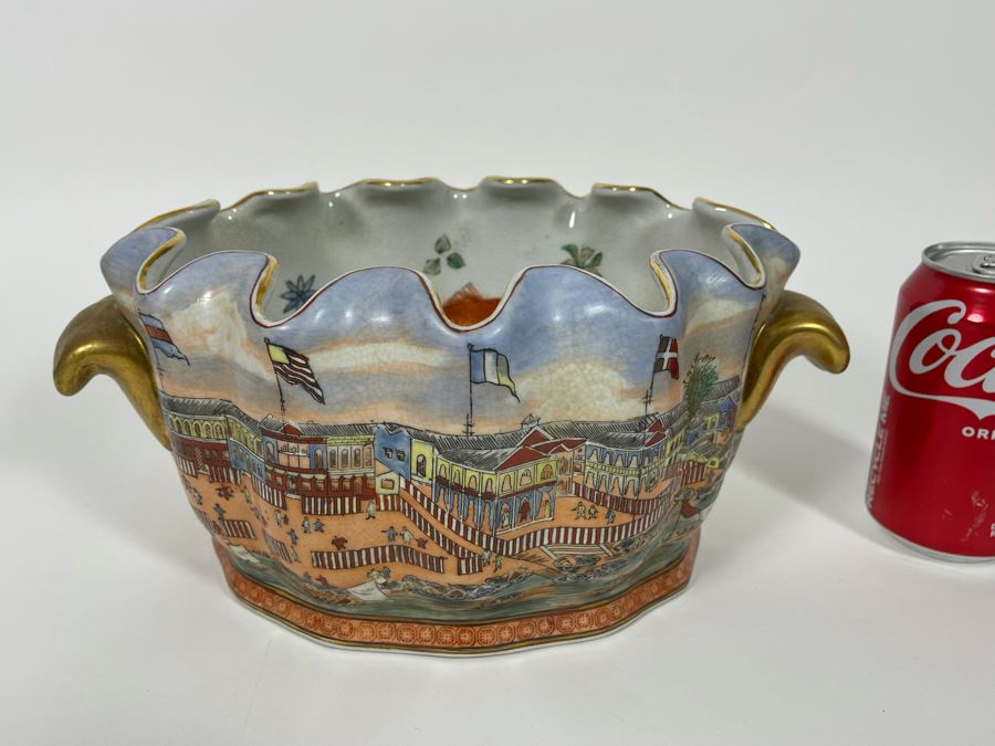 Chinese Porcelain Planter 12W X 7D X 5H [Photo 4]