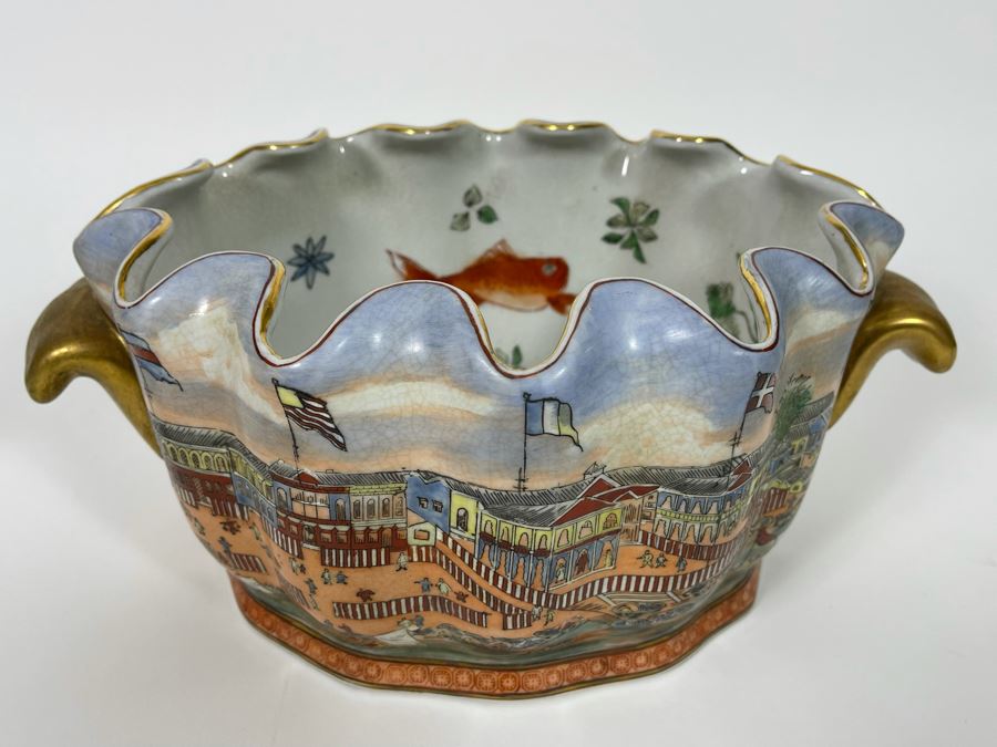 Chinese Porcelain Planter 12W X 7D X 5H [Photo 3]