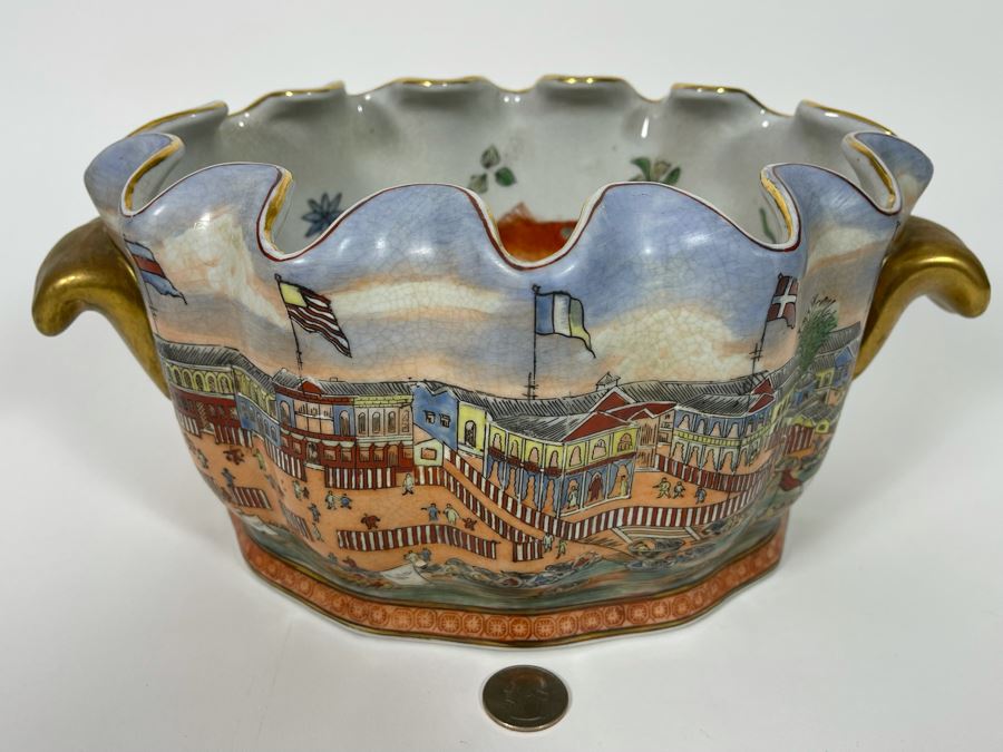 Chinese Porcelain Planter 12W X 7D X 5H [Photo 5]