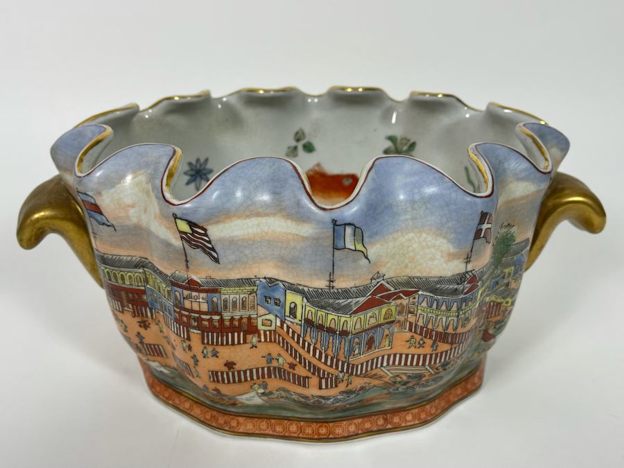 Chinese Porcelain Planter 12W X 7D X 5H [Photo 2]