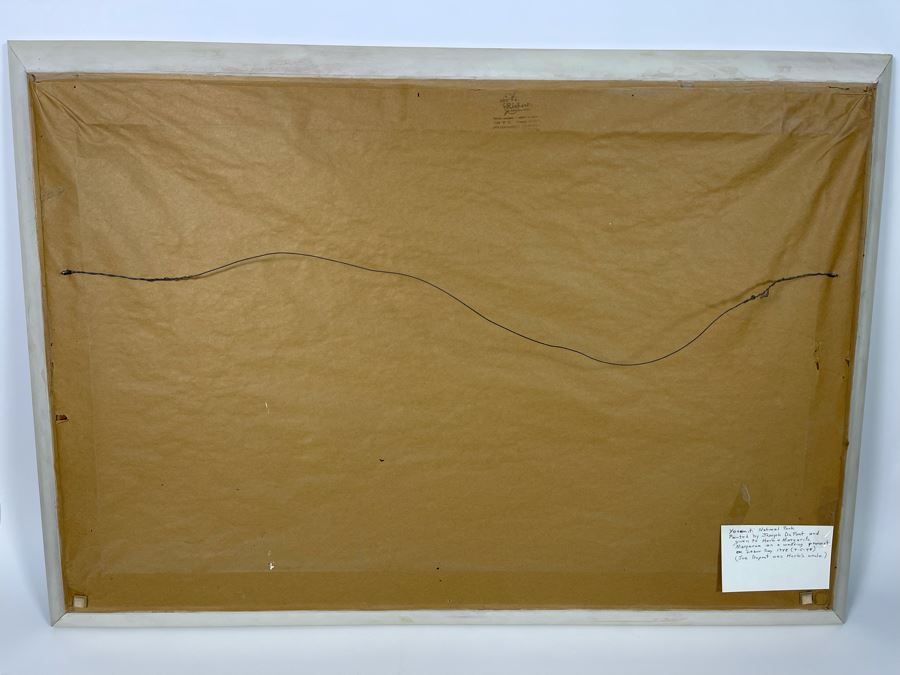 Original Painting Of Yosemite National Park 34 X 22.5 Framed 39 X 27 [Photo 8]