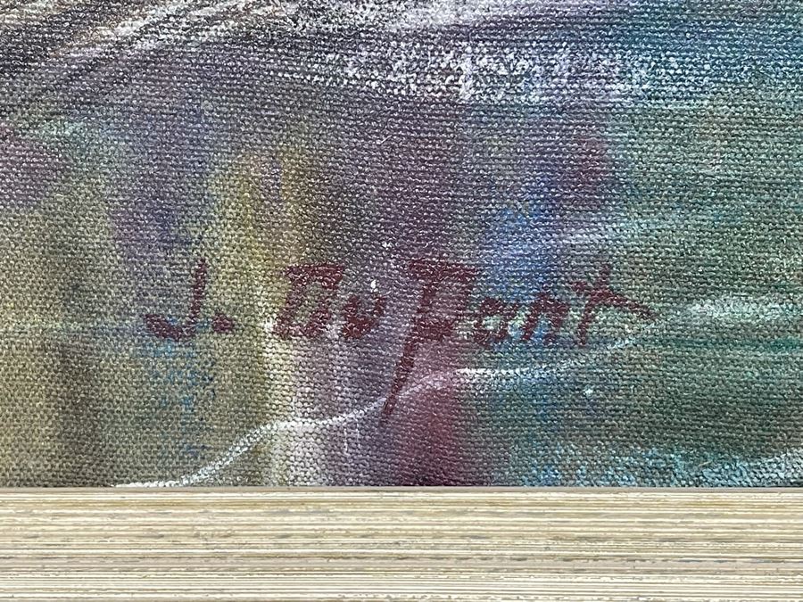 Original Painting Of Yosemite National Park 34 X 22.5 Framed 39 X 27 [Photo 7]