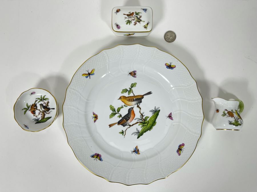 Collection Of Herend Hand Painted Porcelain From Hungary
