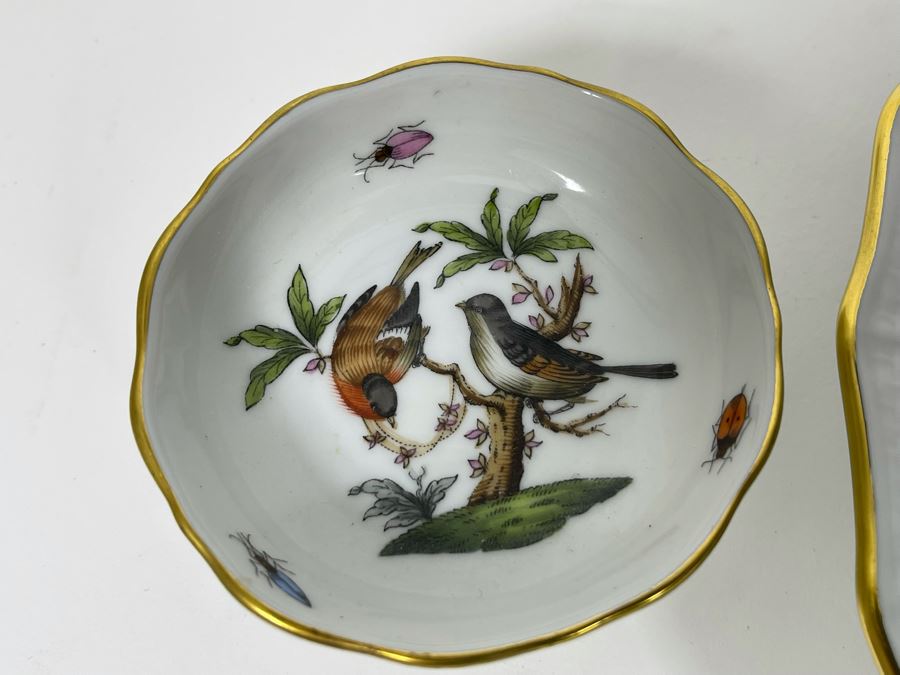 Collection Of Herend Hand Painted Porcelain From Hungary