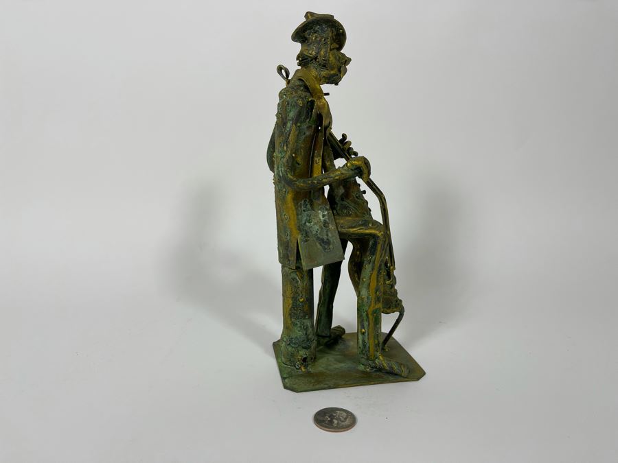 Handmade Metal Sculpture 10H [Photo 5]