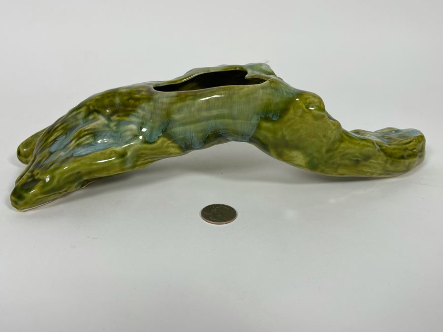 Rare Mid-Century Pottery Driftwood Planter By Millesan Drews 13W X 5D X 4H [Photo 6]