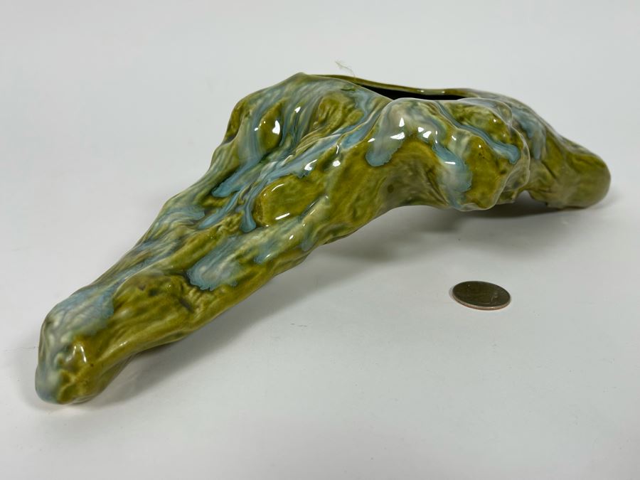 Rare Mid-Century Pottery Driftwood Planter By Millesan Drews 13W X 5D X 4H [Photo 4]