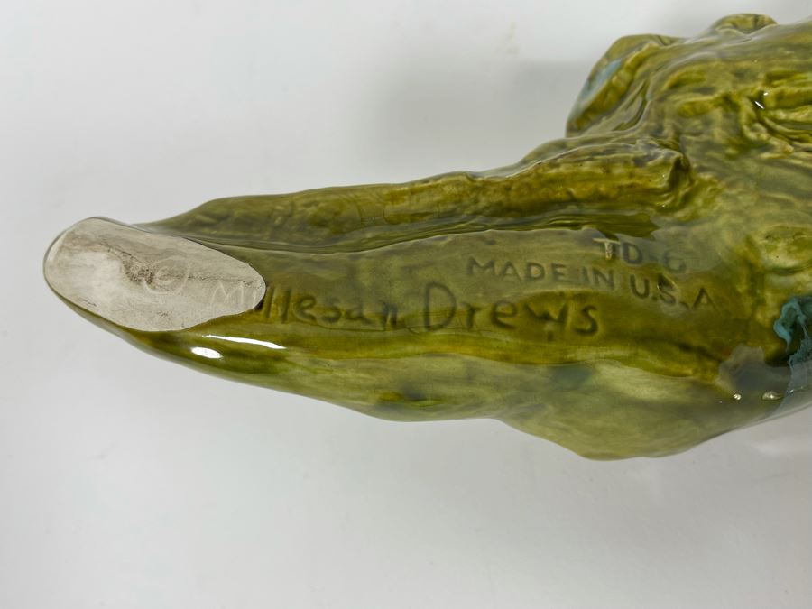 Rare Mid-Century Pottery Driftwood Planter By Millesan Drews 13W X 5D X 4H [Photo 10]