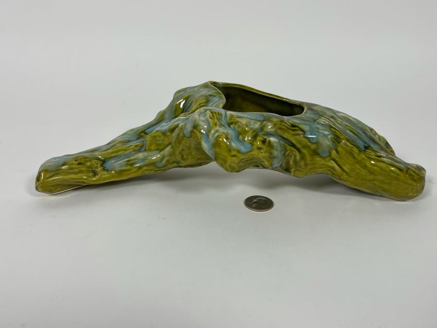 Rare Mid-Century Pottery Driftwood Planter By Millesan Drews 13W X 5D X 4H [Photo 2]