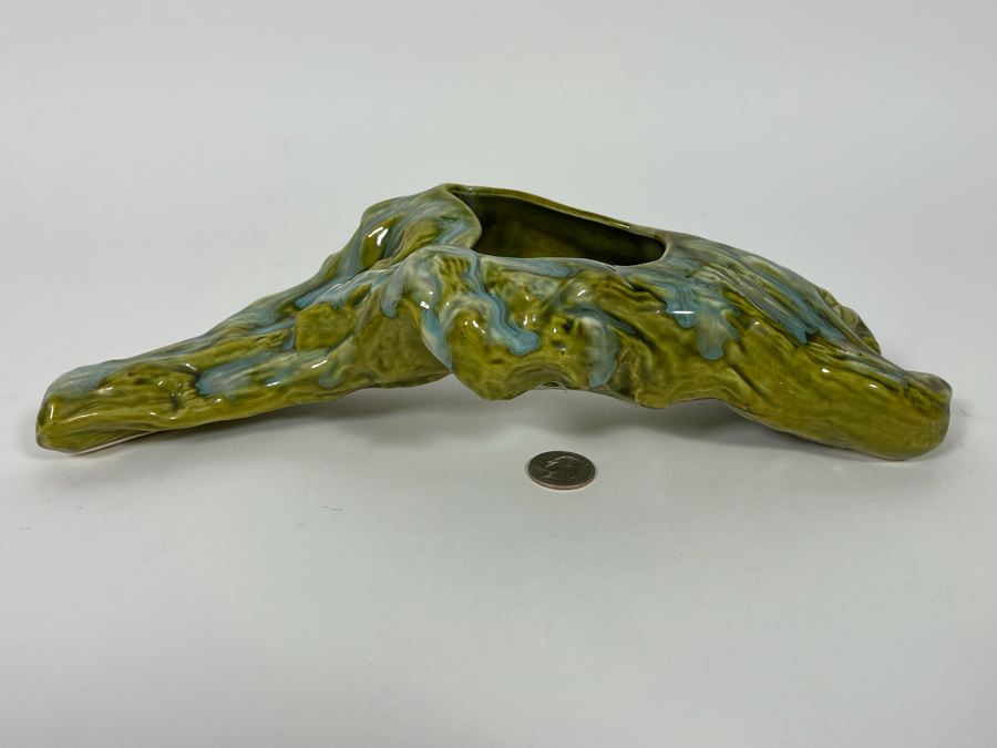 Rare Mid-Century Pottery Driftwood Planter By Millesan Drews 13W X 5D X 4H [Photo 3]