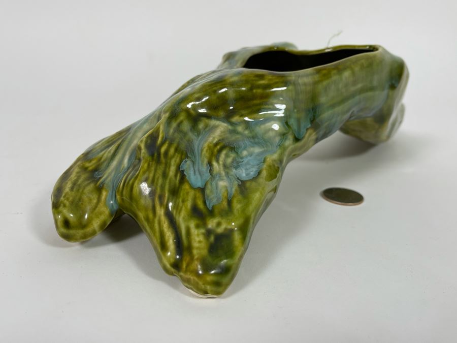 Rare Mid-Century Pottery Driftwood Planter By Millesan Drews 13W X 5D X 4H [Photo 7]