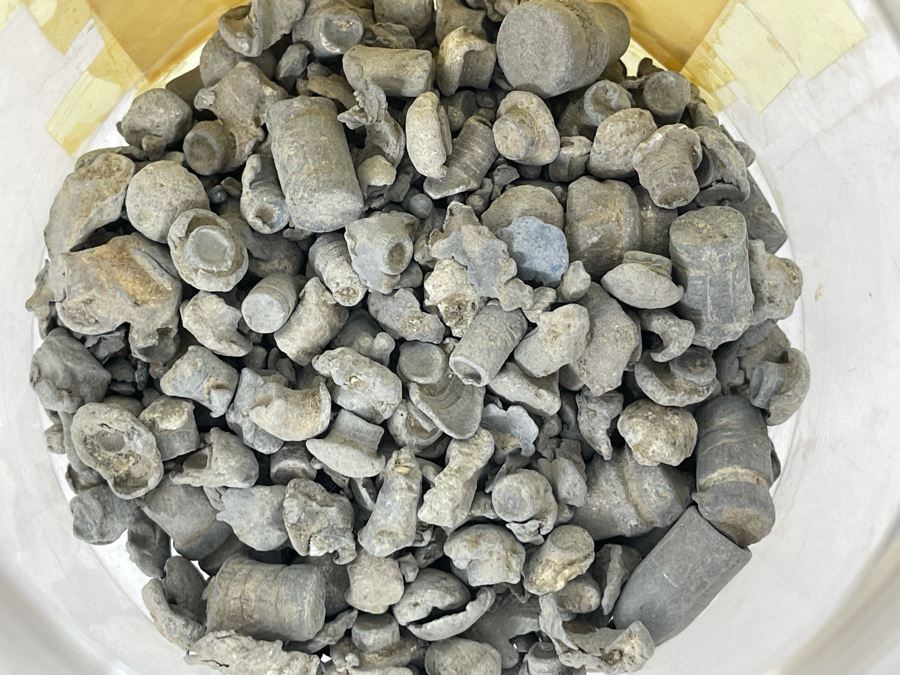 Jar Of Lead Shot And Bullets Collected From Stream While Sluicing For Gold 2lbs 10oz [Photo 2]