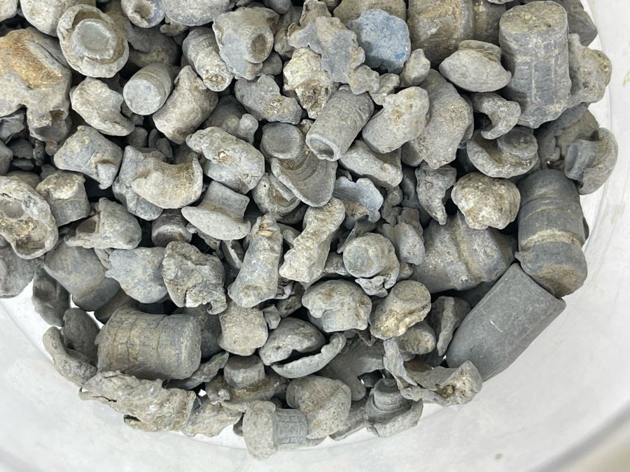 Jar Of Lead Shot And Bullets Collected From Stream While Sluicing For Gold 2lbs 10oz [Photo 5]