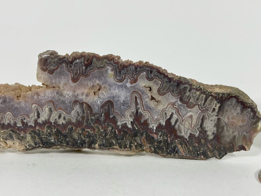 Geode Sliver And Polished Geode Half [Photo 5]