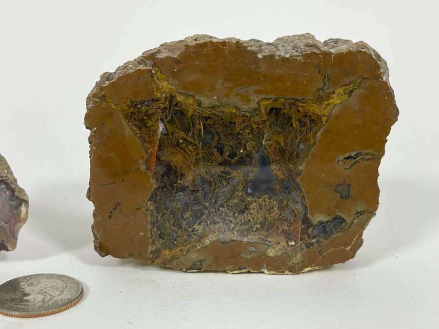 Geode Sliver And Polished Geode Half [Photo 4]