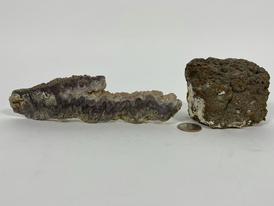 Geode Sliver And Polished Geode Half [Photo 7]