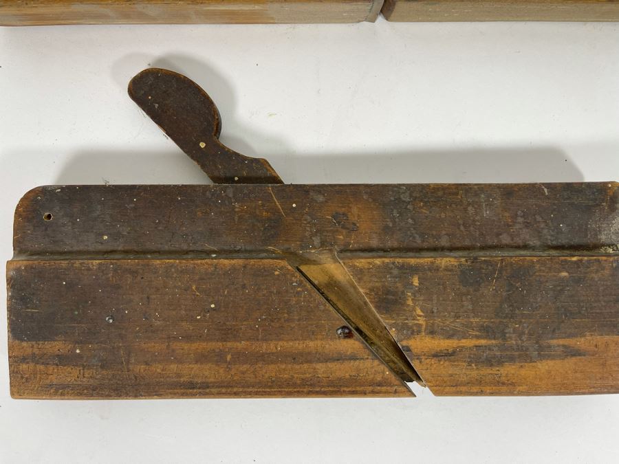Set Of Four Antique Wood Planes [Photo 8]