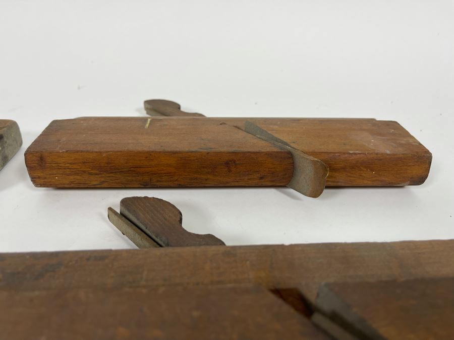 Set Of Four Antique Wood Planes [Photo 14]