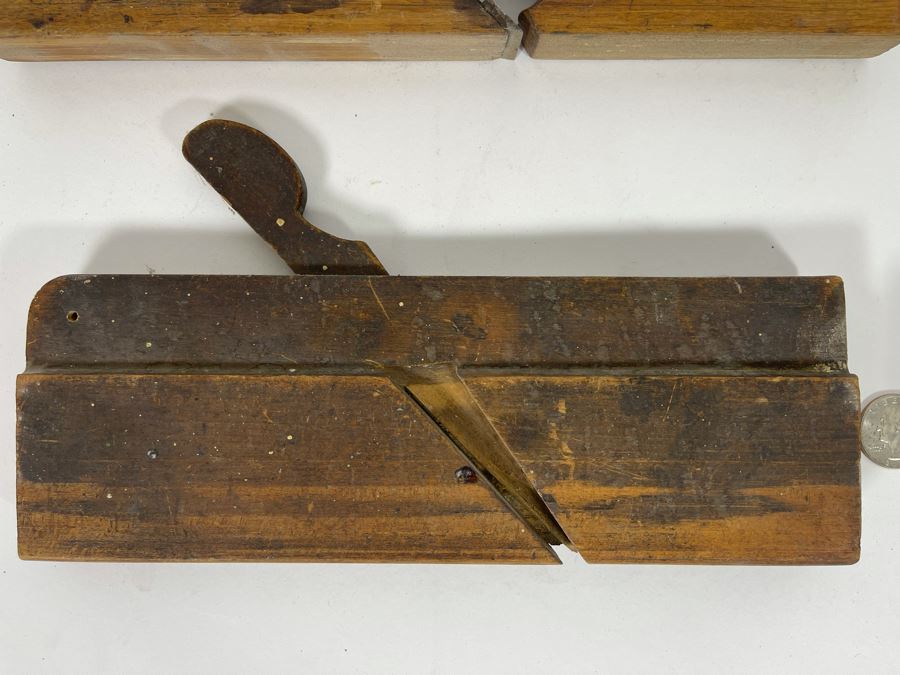 Set Of Four Antique Wood Planes [Photo 9]