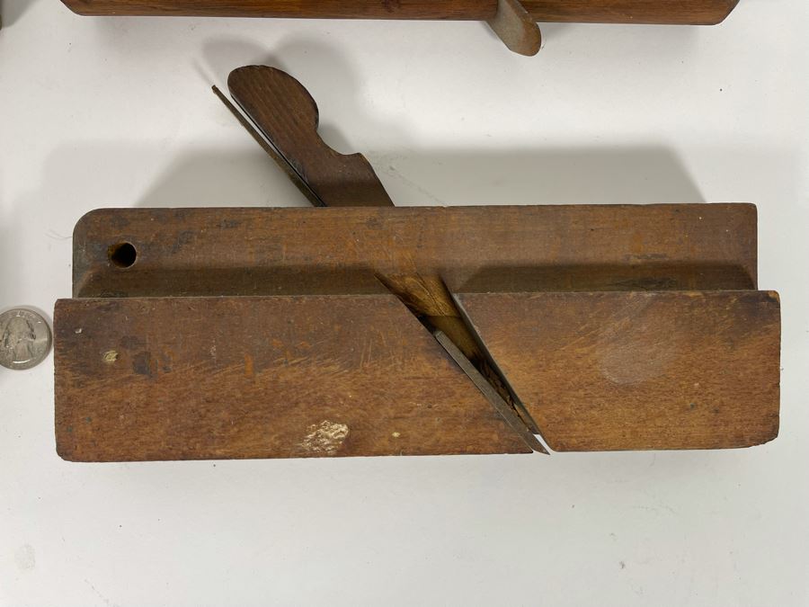 Set Of Four Antique Wood Planes [Photo 11]