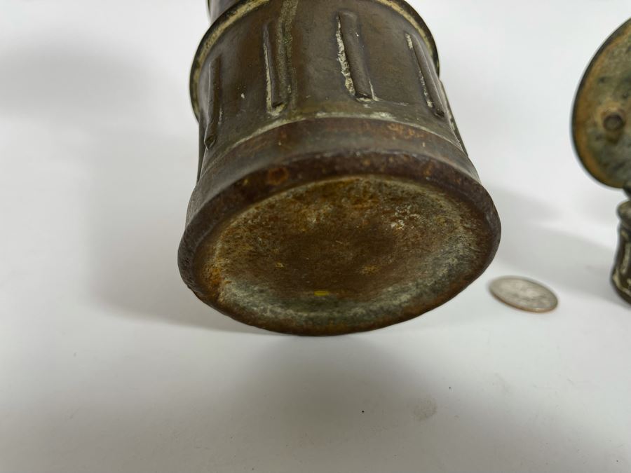 Pair Of Vintage Miner’s Carbide Lamps 9H And 4H [Photo 12]