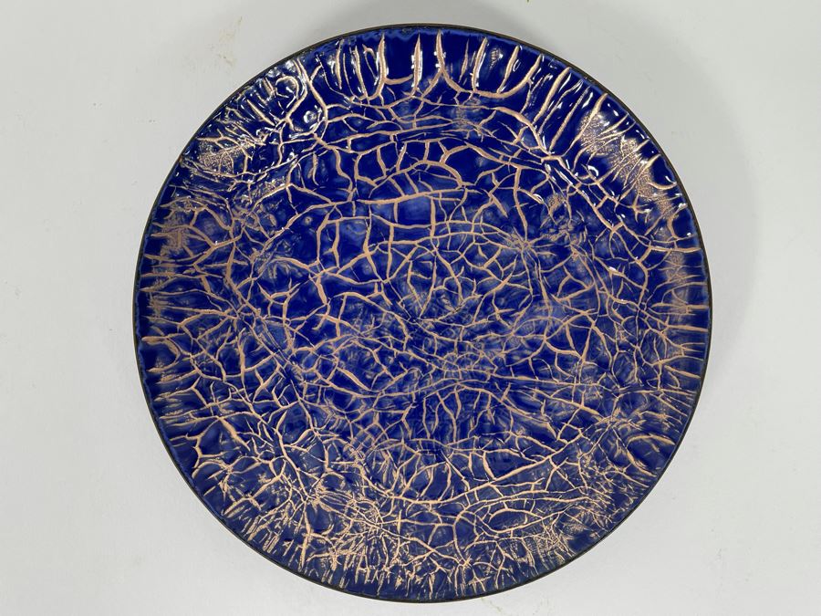 MidCentury Copper Enamel Plate 6R