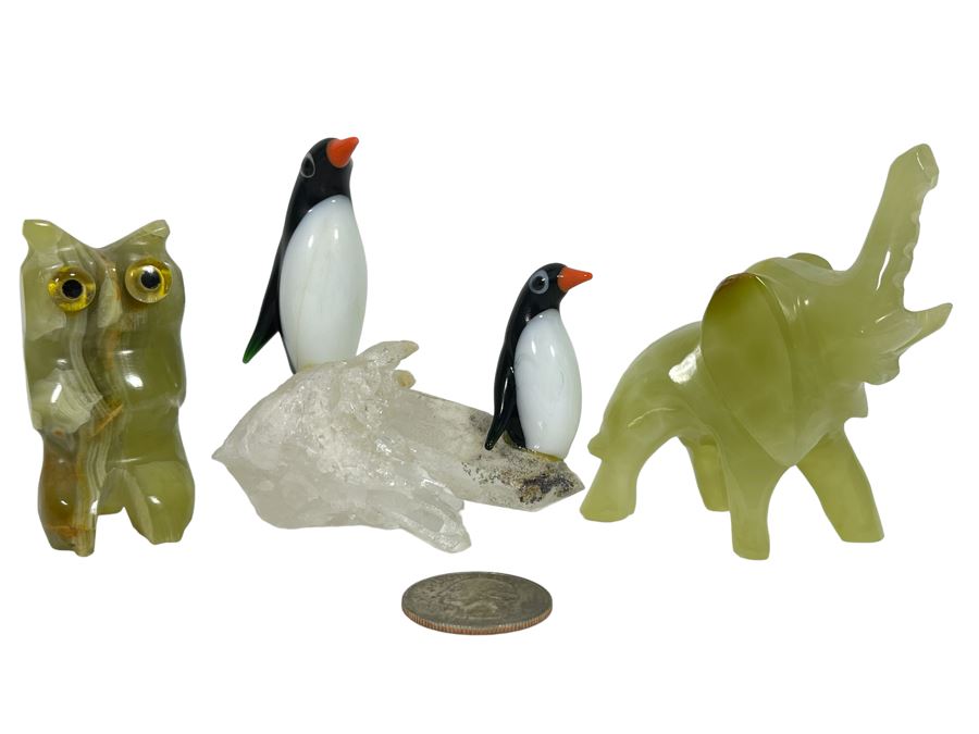 Set Of Three Animal Figurines [Photo 1]