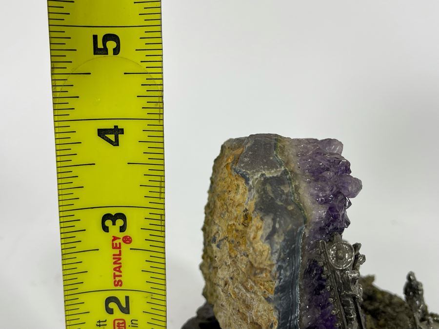 Gold Miner’s Diorama With Amethyst Geode 6.5W X 4.5D X 4H [Photo 13]