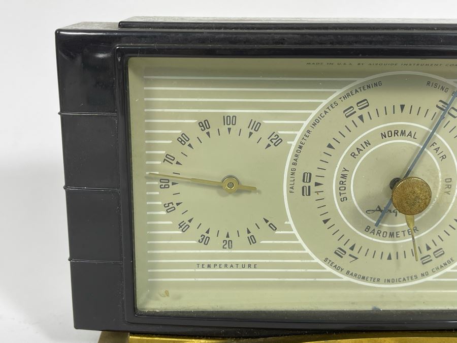 MidCentury Weather Station Temperature / Barometer / Humidity By