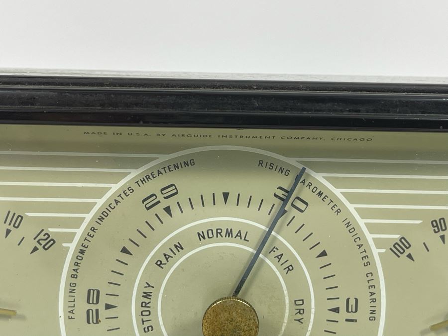 MidCentury Weather Station Temperature / Barometer / Humidity By