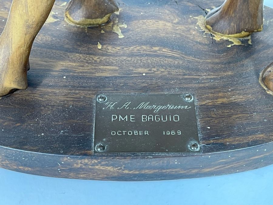 Four Carved Wooden Mid-Century Figurines From The Philippines  [Photo 9]