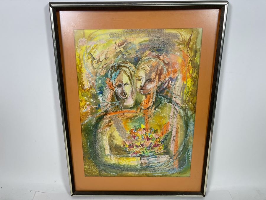 Alan Stein Original Mid-Century Watercolor Painting [Photo 4]