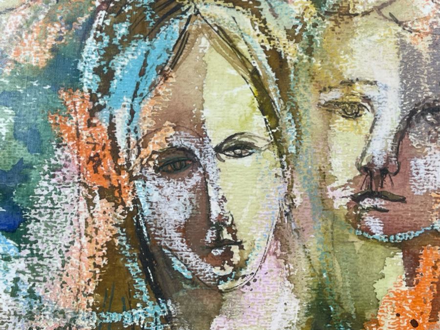 Alan Stein Original Mid-Century Watercolor Painting [Photo 11]