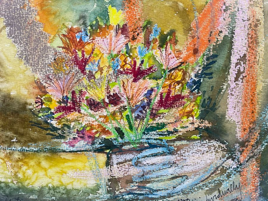 Alan Stein Original Mid-Century Watercolor Painting [Photo 7]